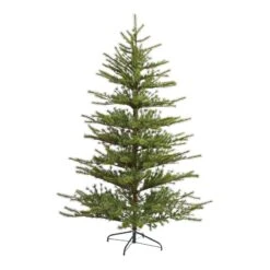 Nearly Natural 7-ft Vancouver Mountain Pine Artificial Christmas Tree With 374 Bendable Branches