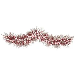 Nearly Natural 6-ft Red Berry Artificial Christmas Garland