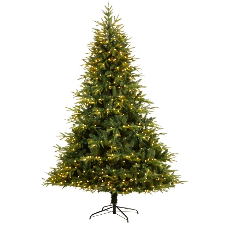 Nearly Natural 8-ft Colorado Mountain Fir “Natural Look-in Artificial Christmas Tree With 700 Multi LED Lights And 3560 Bendable Branches Green 1 Nearly Natural 8-ft Colorado Mountain Fir “Natural Look-in Artificial Christmas Tree With 700 Multi LED Lights And 3560 Bendable Branches Green