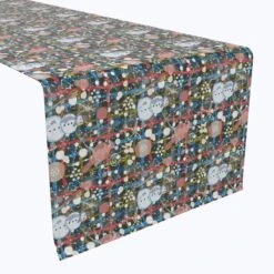 Fabric Textile Products, Inc. Table Runner, 100% Polyester, Christmas Weave Love Green