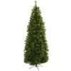 Nearly Natural 7.5-ft Cashmere Slim Christmas Tree W/864 Tips & 400 Clear Lights