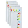 Fabric Textile Products, Inc. Napkin Set, 100% Polyester, Set Of 4, Christmas Lights Garland