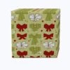 Fabric Textile Products, Inc. Napkin Set Of 4, 100% Cotton, Christmas Bows
