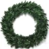 48-Inch Classic Green Pine Christmas Wreath - Add Festive Charm To Your Holiday Decor