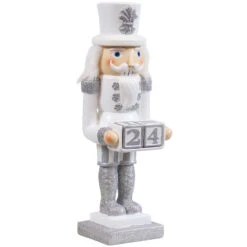 Sunnydaze Decor Sunnydaze Tabletop Christmas Countdown Indoor Nutcracker Statue - 13.75 In