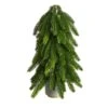 HomPlanti 17 Inches Christmas Pine Artificial Tree In Decorative Planter