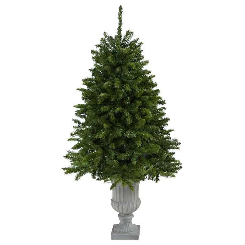 HomPlanti 4.5 Feet Sierra Spruce “Natural Look Inches Artificial Christmas Tree With 150 Clear LED Lights In Decorative Urn 3 HomPlanti 4.5 Feet Sierra Spruce “Natural Look Inches Artificial Christmas Tree With 150 Clear LED Lights In Decorative Urn - Image 3