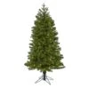 Nearly Natural 5-ft Vancouver Spruce Artificial Christmas Tree With 200 Warm White Lights And 461 Bendable Branches Green