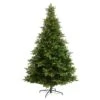 Nearly Natural 9-ft North Carolina Spruce Artificial Christmas Tree With 750 Clear Lights And 1912 Bendable Branches Green