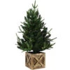 Sunnydaze Decor Sunnydaze Farmhouse Indoor Pre-Lit Artificial Christmas Tree - 3 Ft