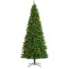 Nearly Natural 9-ft Green Valley Fir Artificial Christmas Tree With 800 Clear LED Lights And 2093 Bendable Branches