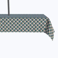 Fabric Textile Products, Inc. Water Repellent, Outdoor, 100% Polyester, Seamless Christmas Love Blue