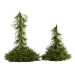 HomPlanti 24 Inches And 36 Inches Table Top/Hanging Artificial Christmas Decor (Set Of 2)