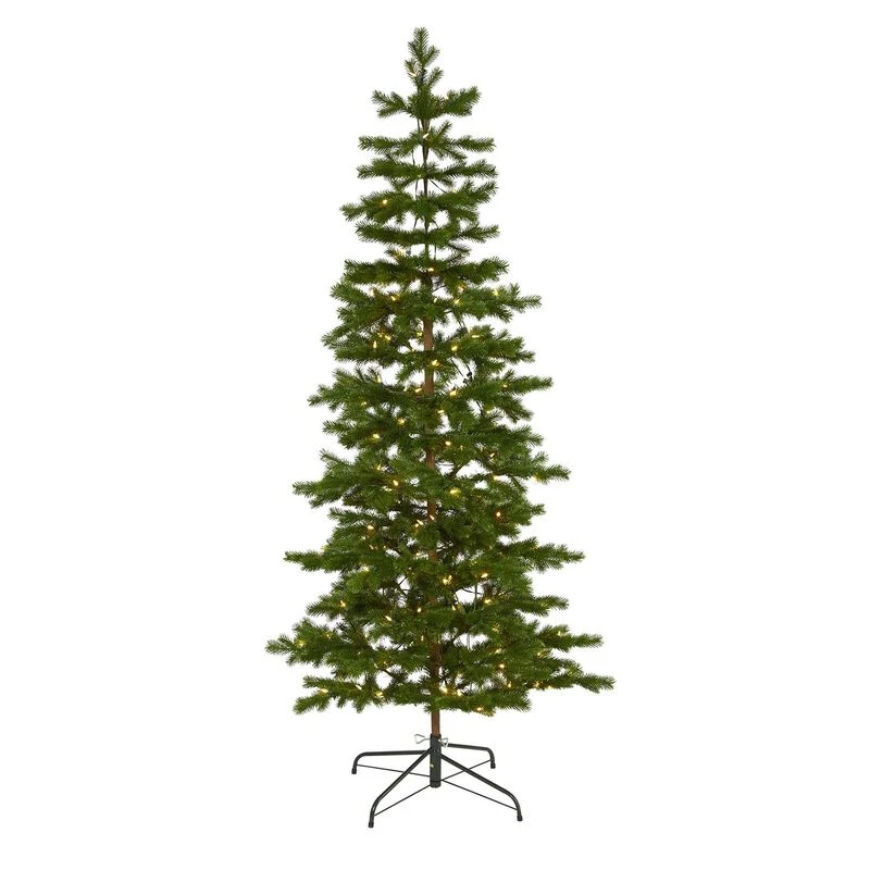 Nearly Natural 6.5-ft Big Sky Spruce Artificial Christmas Tree With 200 Clear Warm (Multifunction) LED Lights And 265 Bendable Branches 1 Nearly Natural 6.5-ft Big Sky Spruce Artificial Christmas Tree With 200 Clear Warm (Multifunction) LED Lights And 265 Bendable Branches