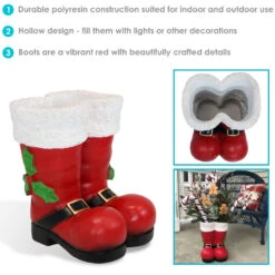 Sunnydaze Decor Sunnydaze Santa Boots Indoor/Outdoor Christmas Statue - 13 In 6 Sunnydaze Decor Sunnydaze Santa Boots Indoor/Outdoor Christmas Statue - 13 In -Sunnydaze Decor Shop b49c4c702799485690787afdea1aa8c7