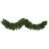 Nearly Natural 6-ft Mixed Pine Artificial Christmas Garland With 35 Clear LED Lights, Berries And Pinecones