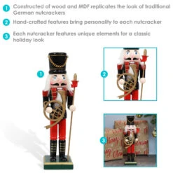 Sunnydaze Decor Sunnydaze Oscar The Powerful Indoor Christmas Nutcracker - 10.25-Inch -Sunnydaze Decor Shop c309b8c3669d44aba64a14fc08f7afa5