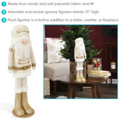 Sunnydaze Decor Sunnydaze Francis The Nutcracker Gnome Christmas Plush Figurine -Sunnydaze Decor Shop d1e0d738df2c444996b7a367d5049305