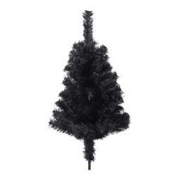 7.5FT Slim Artificial Christmas Tree Includes Foldable Metal Stand Black 8 7.5FT Slim Artificial Christmas Tree Includes Foldable Metal Stand Black -Sunnydaze Decor Shop daa2939edbc342d082db2cc9d026c3d3