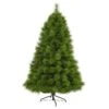 Nearly Natural 6-ft Green Scotch Pine Artificial Christmas Tree With 300 Clear LED Lights Green