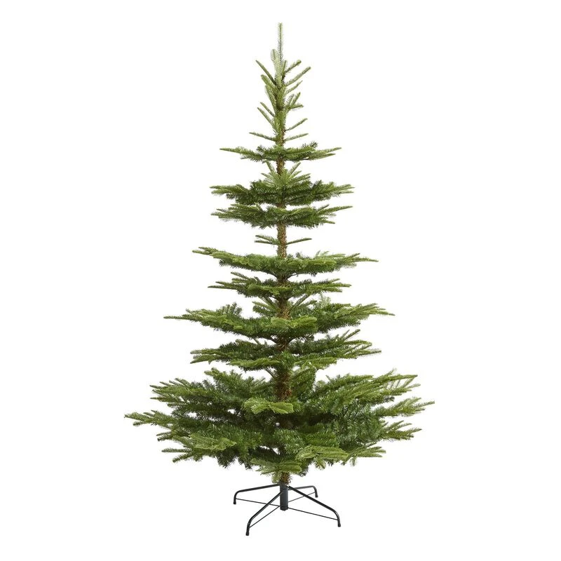 Nearly Natural 7.5-ft Layered Washington Spruce Artificial Christmas Tree With And 1325 Bendable Branches 1 Nearly Natural 7.5-ft Layered Washington Spruce Artificial Christmas Tree With And 1325 Bendable Branches