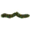 Nearly Natural 6-ft Colorado Fir Artificial Christmas Garland With 50 Multicolored LED Lights, Berries And Pinecones