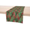Fabric Textile Products, Inc. Table Runner, 100% Polyester, Christmas Tree Patchwork Green