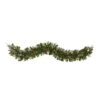Nearly Natural 6-ft Snow Tipped Artificial Christmas Garland With 50 Warm White LED Lights And Berries