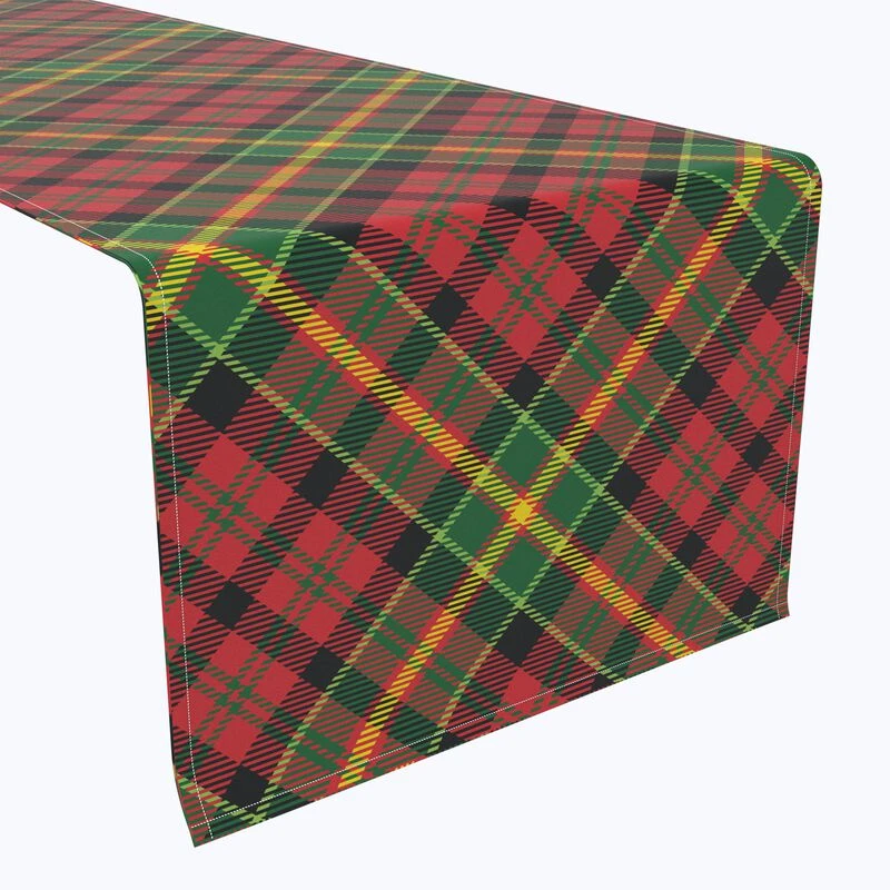 Fabric Textile Products, Inc. Table Runner, 100% Polyester, Christmas Plaid Red 1 Fabric Textile Products, Inc. Table Runner, 100% Polyester, Christmas Plaid Red