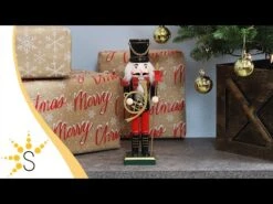 Sunnydaze Decor Sunnydaze Oscar The Powerful Indoor Christmas Nutcracker - 10.25-Inch -Sunnydaze Decor Shop hqdefault 3