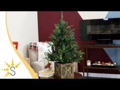 Sunnydaze Decor Sunnydaze Farmhouse Indoor Pre-Lit Artificial Christmas Tree - 3 Ft -Sunnydaze Decor Shop hqdefault 8